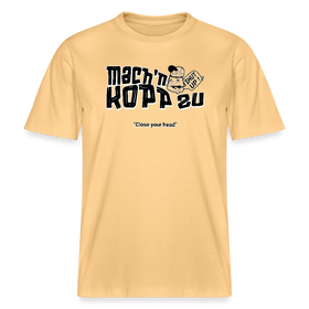MACH N KOPP ZU-Relaxed Fit Unisex Bio-T-Shirt - Hellgelb