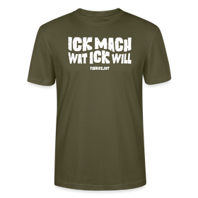 ICK MACH WAT ICK WILL-Unisex T-Shirt BIO - Khaki