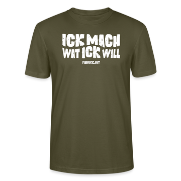 ICK MACH WAT ICK WILL-Unisex T-Shirt BIO - Khaki