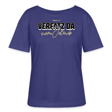 VERFATZ DA VOM JELÄNDE-Rundhals Frauen Bio-T-Shirt - Dämmerung