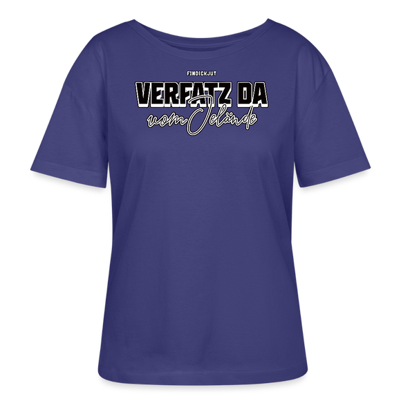 VERFATZ DA VOM JELÄNDE-Rundhals Frauen Bio-T-Shirt - Dämmerung