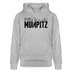 Statement mit Berliner Schnauze 'Ick sach doch, dit is allet MUMPITZ-auf dem Unisex Bio-Hoodie - Grau meliert