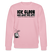 ICK GLOOB, MIR LAUST DER AFFE-Unisex Bio-Sweatshirt - Hellrosa