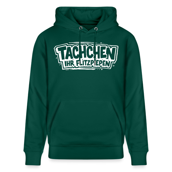 TACHCHEN IHR FLITZPIEPEN-Unisex Bio-Hoodie mit Berliner Schnauze - Forest