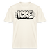 ICKE- RELAXED FIT Unisex Organic T-Shirt mit Berliner Schnauze - Naturweiß 