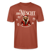 JIBT NÜSCHT-Unisex T-Shirt Berliner Ansage und Berliner Bär - Terrakotta