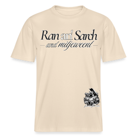 Ran an Sarch-Relaxed Fit Unisex Bio-T-Shirt IV - Weißgrau