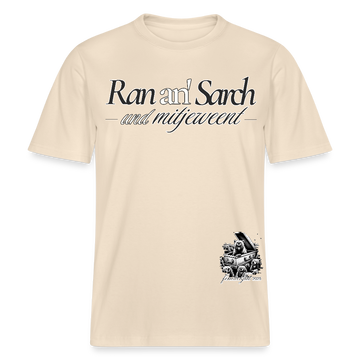 Ran an Sarch-Relaxed Fit Unisex Bio-T-Shirt IV - Weißgrau