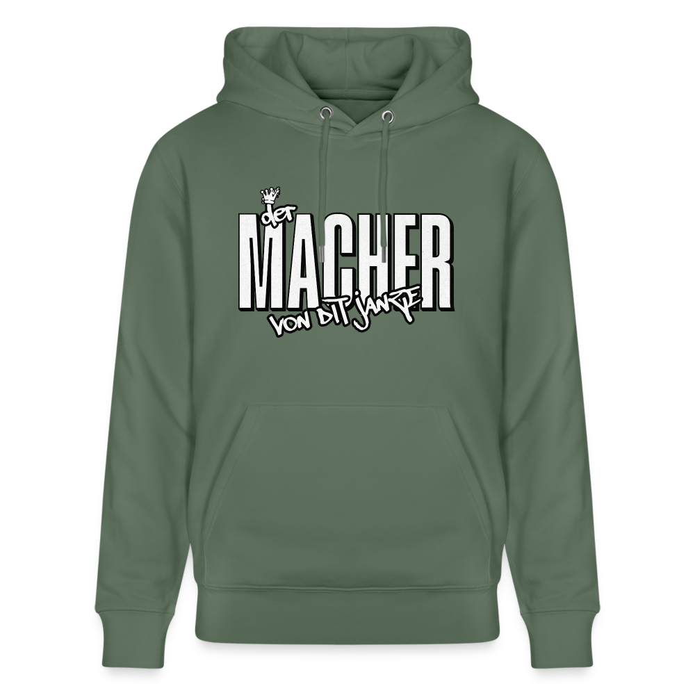 DER MACHER VON DIT JANZE - Unisex Bio-Hoodie - Tanngrün