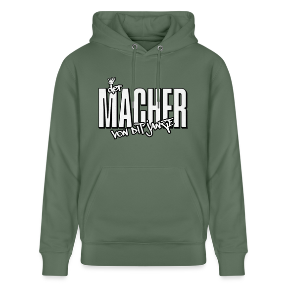 DER MACHER VON DIT JANZE - Unisex Bio-Hoodie - Tanngrün