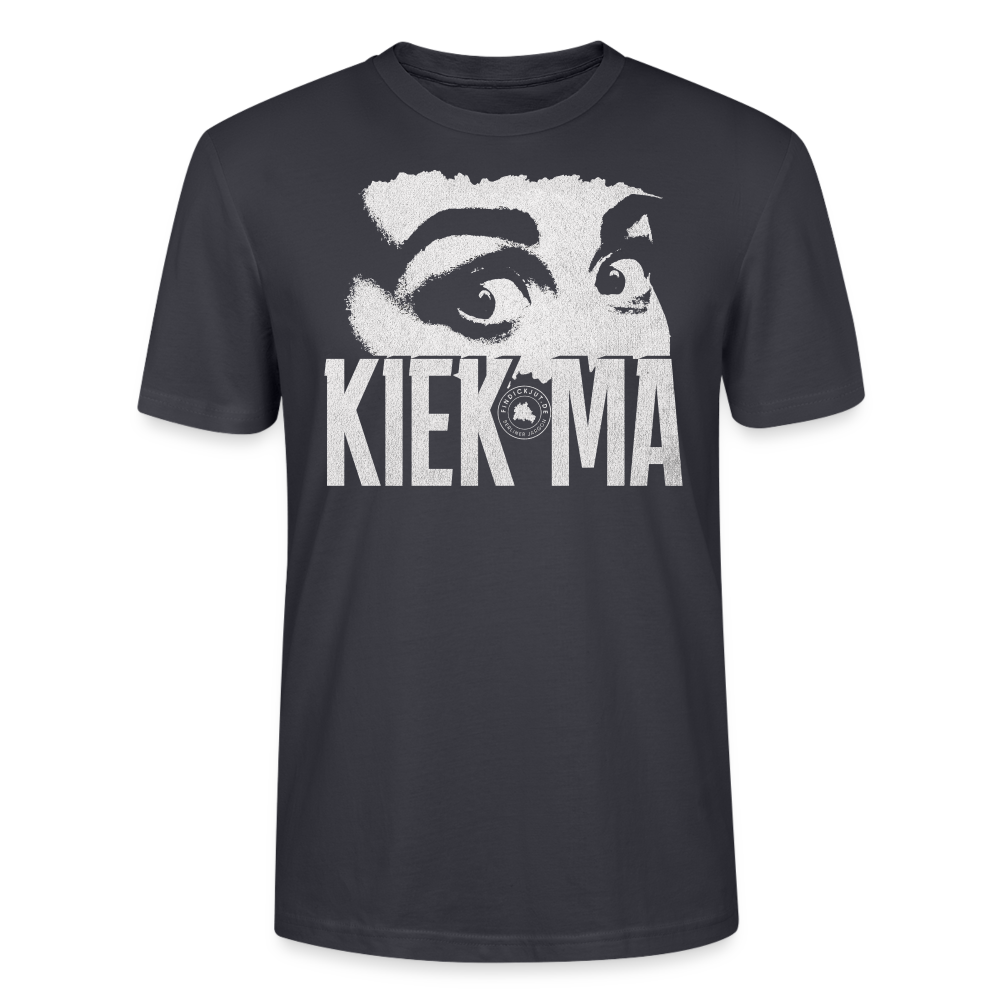 KIEK MA - Unisex BIO T-Shirt - Dunkles Graublau