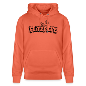 FLITZPIEPE-Unisex Bio-Hoodie mit dem Original Berliner Spruch - Hellrot