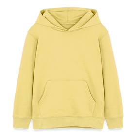 Berlin Souvenir-Kinder Bio-Hoodie-BERLIN ICK LIEBE DIR - Gelb Viva 