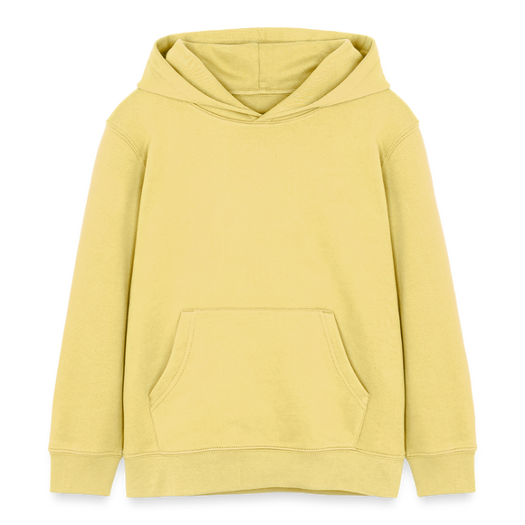 Berlin Souvenir-Kinder Bio-Hoodie-BERLIN ICK LIEBE DIR - Gelb Viva 