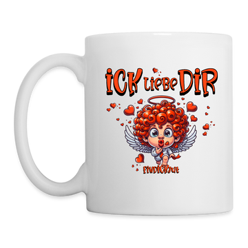ICK LIEBE DIR-Tasse - Weiß