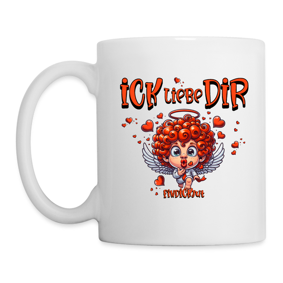 ICK LIEBE DIR-Tasse - Weiß