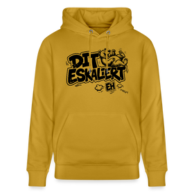 Berliner Schnauze-Unisex Bio-Hoodie-DIT ESKALIERT EH - Ocker