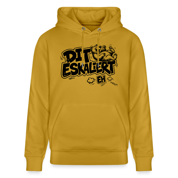 Berliner Schnauze-Unisex Bio-Hoodie-DIT ESKALIERT EH - Ocker