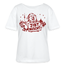 „Jibt Nüscht“ – Berliner Weihnachts-Edition 2026Relaxed Rundhals Frauen Bio-T-Shirt - Weiß