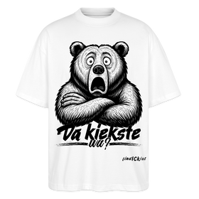 Da kiekste, wa?-Oversized Unisex Bio T-Shirt - Weiß