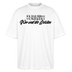Berlin Statement in schwarzer Schrift 'ICK HAB MIR HIER MA UMJEKIEKT-Wir sind die Geilsten-Oversized Unisex Bio T-Shirt - Weiß