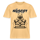 NÜSCHT MUSS ICK-Relaxed Fit Unisex Bio-T-Shirt - Hellgelb