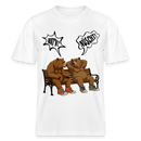 Berliner Bär mit berliner Schnauze-WATN?NÜSCHT- RELAXED FIT Unisex Organic T-Shirt - Weiß