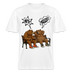 Berliner Bär mit berliner Schnauze-WATN?NÜSCHT- RELAXED FIT Unisex Organic T-Shirt - Weiß