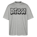 Berlin Shirt- DIT IS SO!-Oversized Unisex Bio T-Shirt mit Berliner Schnauze - Grau meliert