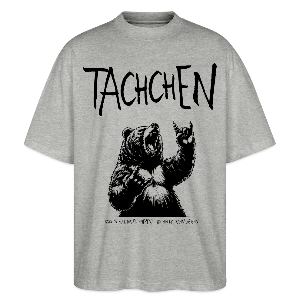 TACHCHEN BERLINER - Unisex Oversize Bio-T-Shirt - Grau meliert