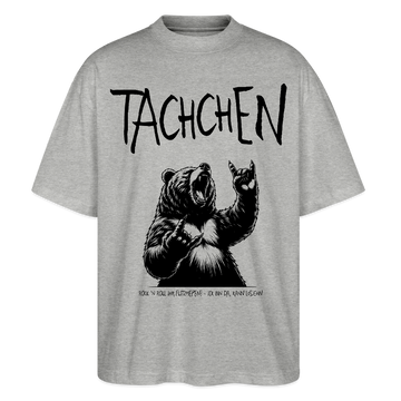 TACHCHEN BERLINER - Unisex Oversize Bio-T-Shirt - Grau meliert