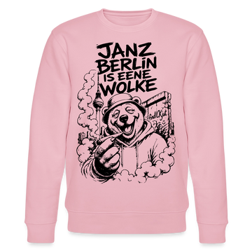 JANZ BERLIN IS EENE WOLKE-Unisex Bio-Sweatshirt - Hellrosa