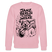 JANZ BERLIN IS EENE WOLKE-Unisex Bio-Sweatshirt - Hellrosa