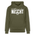 NETT KANN ICK OOCH-Unisex Bio-Hoodie - Khaki Grün
