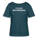 WIR SIND DIE GEILSTEN mit Berliner Schnauze-Rundhals Frauen Bio-T-Shirt - Dunkles Petrol