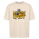 Berliner Spruch-DIT FETZT URST - Unisex Oversize Bio-T-Shirt - Naturweiß