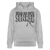 JEH MIR NICH UFFN SENKEL-Unisex Bio-Hoodie - Grau meliert