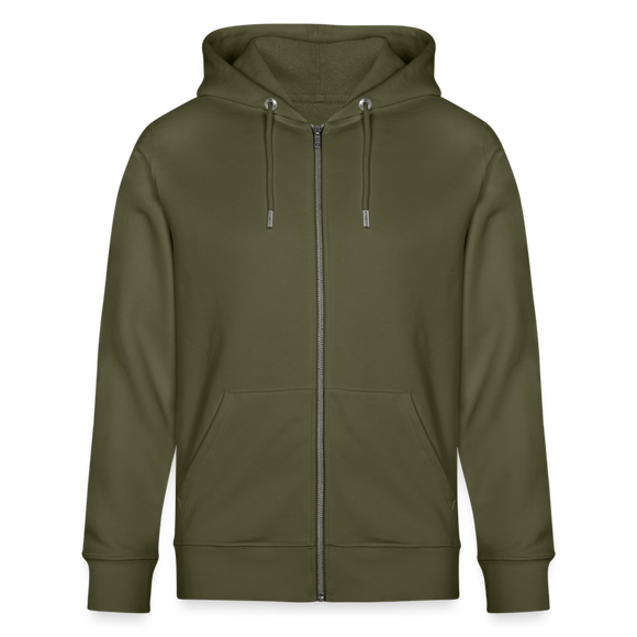 BERLIN ICK LIEB DIR - Unisex Bio-Kapuzenjacke - Khaki