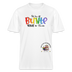 LIEBE IS BUNT-Relaxed Fit Unisex Bio-T-Shirt - Weiß