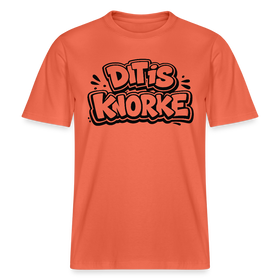 DIT IS KNORKE-RELAXED FIT Unisex Bio T-Shirt - Hellrot
