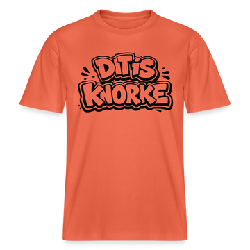 DIT IS KNORKE-RELAXED FIT Unisex Bio T-Shirt - Hellrot