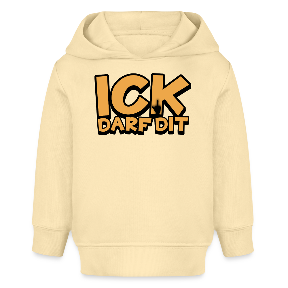 ICK DARF DIT - Bio Hoodie - Creme