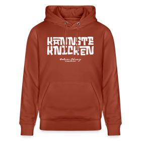 Berliner Schnauze - KANNSTE KNICKEN-Unisex Bio-Hoodie - Terrakotta
