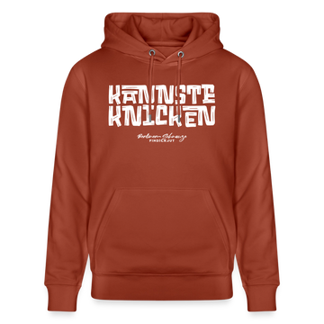 Berliner Schnauze - KANNSTE KNICKEN-Unisex Bio-Hoodie - Terrakotta