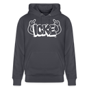 ICKE-Unisex Bio-Hoodie mit Berliner Schnauze - Indigoblau
