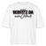 VERFATZ DA VOM JELÄNDE-Frauen Boxy Bio-T-Shirt - Weiß