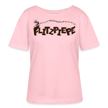 BERLINER FLITZPIEPE-Rundhals Frauen Bio-T-Shirt - Hellrosa