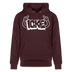 ICKE-Unisex Bio-Hoodie mit Berliner Schnauze - Maroon