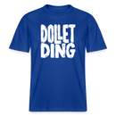 DOLLET DING- RELAXED FIT Unisex Organic T-Shirt - Dunkelblau