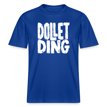 DOLLET DING- RELAXED FIT Unisex Organic T-Shirt - Dunkelblau